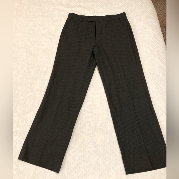 Banana Republic dress pants, dark gray, 33x32, wool - Picture 1 of 7